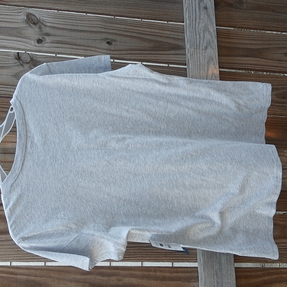 U.S. Polo Assn. Women's V neck polo shirt, size XL, gray color - Picture 2 of 6